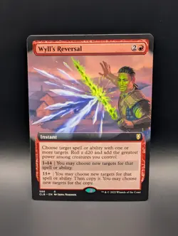 MTG - Wyll's Reversal - EXTENDED ART - Instant - CLB #586 - Rare - Image 1