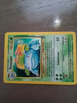 Pokemon Venusaur Base Set Holo Rare 015/102 100 HP 2000 English Card - Image 2