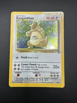 Pokemon Kangaskhan 5/64 Holo Jungle Unlimited 1999 MP See photos - Image 1