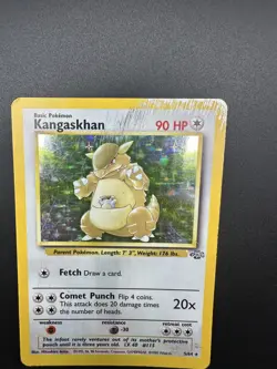 Pokemon Kangaskhan 5/64 Holo Jungle Unlimited 1999 MP See photos - Image 5