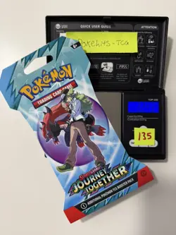 (HEAVY)🔥32.43g Pokemon TCG Journey Together Sleeved Booster Pack Factory Sealed - Image 1