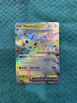 Pokemon TCG Pikachu EX Surging Sparks 57/191 Mint Condition - Image 1