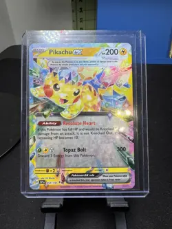 Pokemon TCG Pikachu EX Surging Sparks 57/191 NM Condition - Image 1
