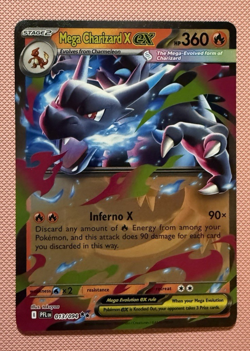 Mega Charizard X EX 013/094 - Double Rare - Phantasmal Flames - Pokemon TCG MT - Image 1