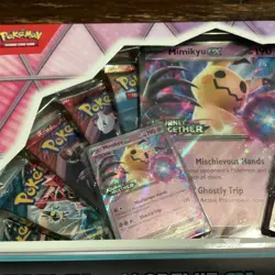 Pokemon TCG: Mimikyu ex & Alcremie ex Premium Collection Box In Hand Sealed - Image 2