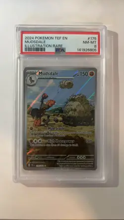 2024 Pokemon SV Temporal Forces Mudsdale #175/162 PSA 8 - Image 1