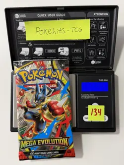 (HEAVY)🔥 22.45g Pokemon TCG Mega Evolution Booster Pack Factory Sealed✅ - Image 1