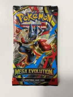 (HEAVY)🔥 22.45g Pokemon TCG Mega Evolution Booster Pack Factory Sealed✅ - Image 2