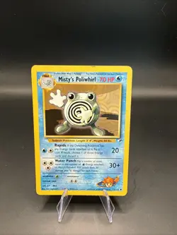 Misty’s Poliwhirl 53/132 Gym Heroes Pokemon TCG VG Condition! 1999-2000! Rare! - Image 1