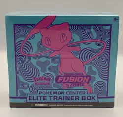 Pokemon Center Fusion Strike Sealed (ETB) Mint comes with plastic protector case - Image 1