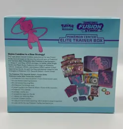 Pokemon Center Fusion Strike Sealed (ETB) Mint comes with plastic protector case - Image 2