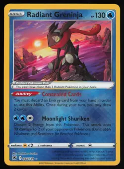 2022 Sword & Shield - Astral Radiance Radiant Greninja - Basic/Radiant Rare #46 - Image 1
