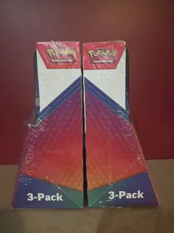 (Lot Of 2) Pokemon Paldean Fates Sam’s Club Exclusive 3 Tin Pack -Factory Sealed - Image 5