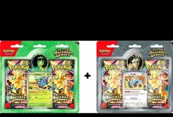 2 Pokemon TCG ME2.5 Ascended Heroes 2-Pack Blister Bundle Larry Erika Sealed New - Image 1