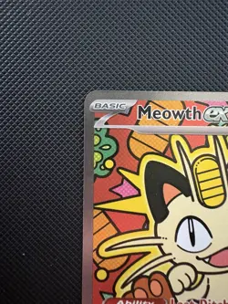 Pokemon TCG Meowth ex 121/088 Special Illustration Rare Perfect Order SIR - Image 3