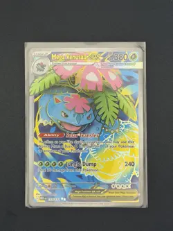 Pokemon Mega Venusaur EX Ultra Rare Holo Full Art Me01 155/132 - NM PACK FRESH - Image 1