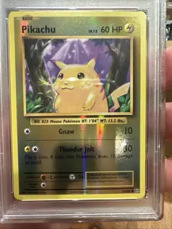 2016 POKEMON XY EVOLUTIONS #35 PIKACHU-REVERSE FOIL PSA 9 - Image 2