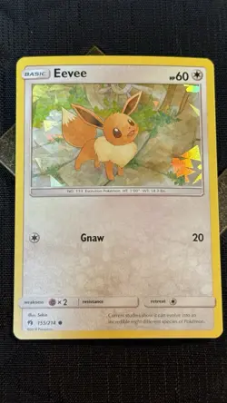 Eevee - (Cracked Ice Holo) 155/214 Common Pokemon NM - Image 1