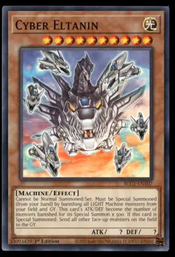 Cyber Eltanin BLC1-EN107 Battles of Legend: Chapter 1 Yu-Gi-Oh 1st Edition NM - Image 1