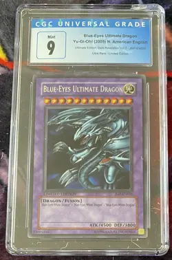 Yu-Gi-Oh! Blue-Eyes Ultimate Dragon JMP-EN005, CGC 9 - Image 1