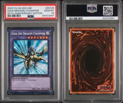 YU-GI-OH! LOB 25TH ANNIVERSARY EDITION #EN125 GAIA/DRAGON CHAMPION PSA 10 - Image 3