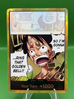 One Piece Gold DON!! OP15 Luffy Golden Bell - Adventure On Kamis Island ENGLISH - Image 1