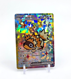 Zigzagoon Art READ DESCRIPTION BELOW HOLO Zigzagoon Card Zigzagoon Pokemon Card - Image 1