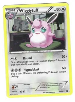 Pokemon TCG: Wigglytuff (Cosmos Holo) - 079/099 - Blister Exclusives - NM - Image 1