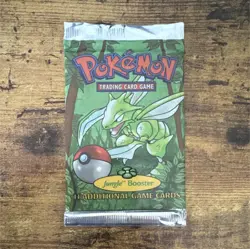 Pokemon Australian Jungle Booster Pack Scyther Art Sealed 11 Cards - Image 1
