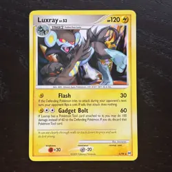 Luxray 5/156 Pokemon Arceus Platinum Regular Rare Card LP/MP - Image 1