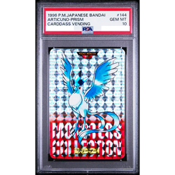 PSA 10 Articuno Prism No.144 Bandai Carddass 1996 Pokemon Card Japanese A540 - Image 1