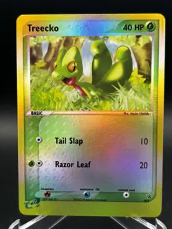 2003 Pokemon TCG Black Star Promo Card 003 Treecko Reverse Holo - Image 1