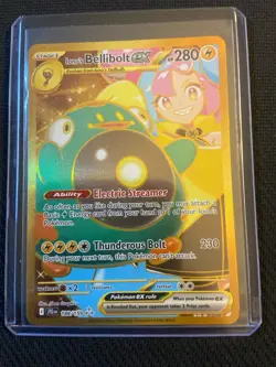Pokemon TCG Ionos Bellibolt ex 188/159 Journey Together Gold Hyper Rare Card NM - Image 1