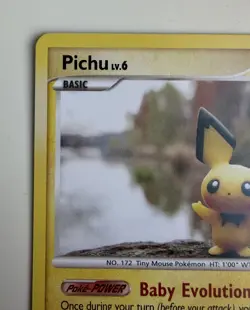 Pichu 93/123 Mysterious Treasures NM 2007 Pokemon Card - Image 3