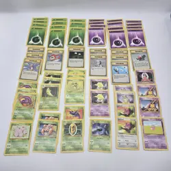 Vintage Pokemon Base 59 Cards Bulk Lot - Image 1
