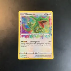 Pokemon Card TCG - Rayquaza 138/185 Amazing Rare Vivid Voltage Near Mint NM - Image 1