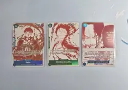 Monkey.D.Luffy - OP07-033 3rd Anniversary Treasure Campaign - 3 Card Set - Image 1