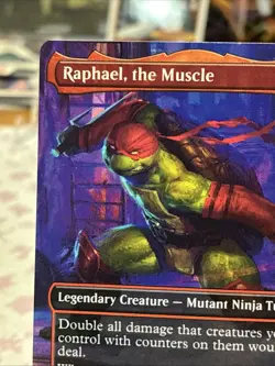 Raphael, the Muscle (0004) (Borderless) Commander: Teenage Mutant Ninja Turtles - Image 3