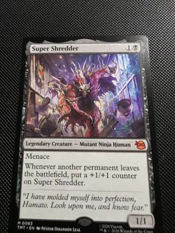 Super Shredder 0083 Mythic Rare MTG Teenage Mutant Ninja Turtles TMT Non-Foil NM - Image 1