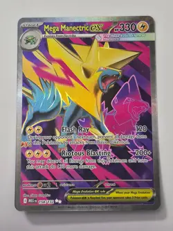 Mega Manectric ex 158/132 Ultra Rare Mega Evolution Pokemon NM/M - Image 1