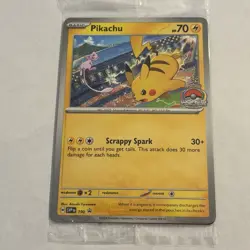 Pokemon TCG Pikachu #190 Promo Scarlet and Violet Promo Sealed - Image 1