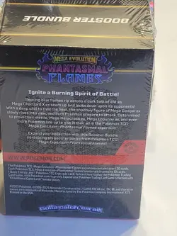 Pokemon Mega Evolution Phantasmal Flames Booster Bundle Box 6 Booster Packs - Image 3