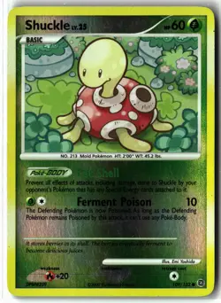 Shuckle ⭐ 109/132 Reverse Holo Common Secret Wonders 2007 Pokemon LP - Image 1