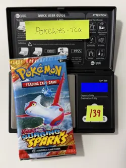 (HEAVY)🔥 22.42g Pokemon TCG Surging Sparks Booster Pack Factory Sealed✅ - Image 1