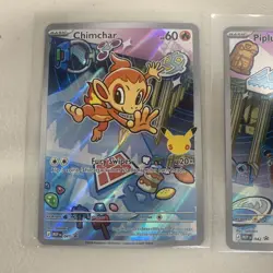 FIRST PARTNER POKEMON CHIMCHAR PIPLUP TURTWIG SET OF 3 PROMOS - Image 2