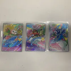 FIRST PARTNER POKEMON LITTEN POPPLIO ROWLET SET OF 3 PROMOS - Image 1