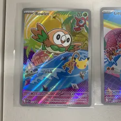 FIRST PARTNER POKEMON LITTEN POPPLIO ROWLET SET OF 3 PROMOS - Image 2