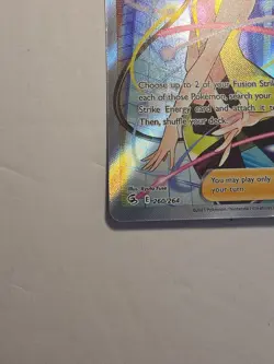 PACK FRESH -Pokemon TCG Elsa’s Sparkle 260/264 Full Art Trainer Fusion Strike NM - Image 3
