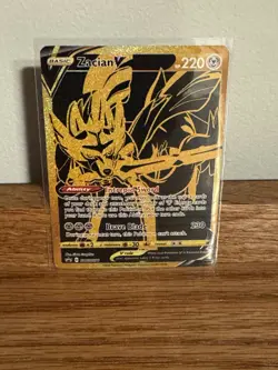 Pokemon Zacian V Promo Full Art Holo SWSH076 SWSH: Sword & Shield Promo - Image 1