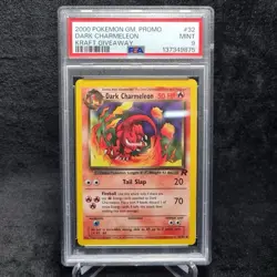 Pokemon TCG Dark Charmeleon PSA 9 Gold Stamp Promo 32/82 2000 English - Image 1